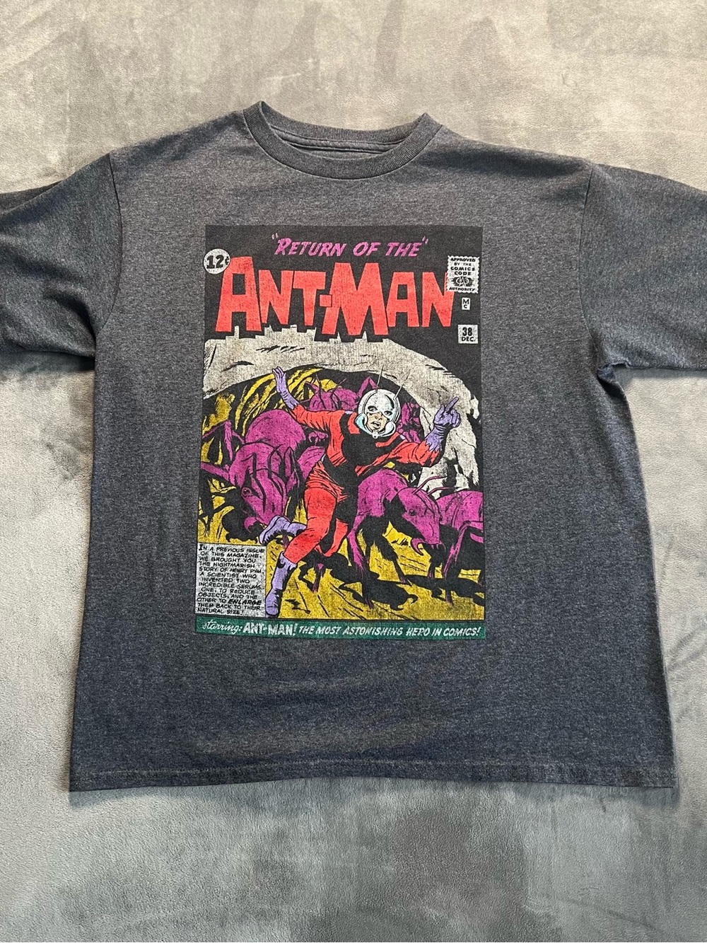 Marvel Ant-Man Graphic Tee - Charcoal, Red, Pink, Yellow